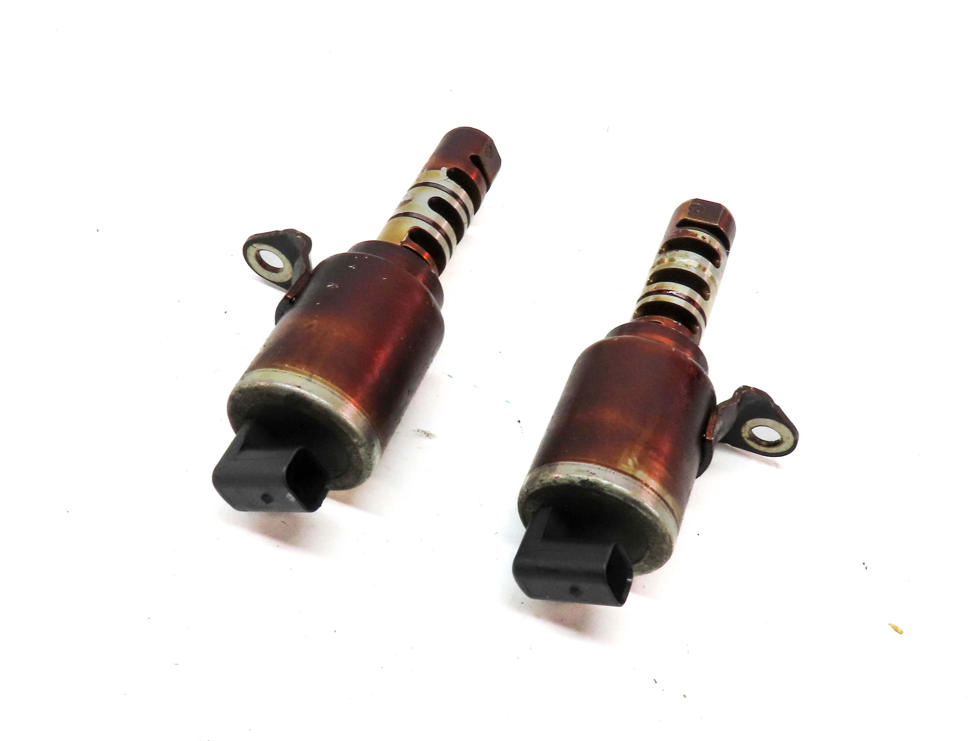 13 RANGE ROVER EVOQUE (L538) 2.0L ENGINE VARIABLE VALVE VVT TIMING SOLENOID SET — exact item pictured